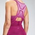 MP Damen Velocity Nahtloser Sport-BH — Deep Pink - XS