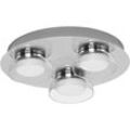 Ledvance - Smart led Badezimmerlampe chrome, 18W, 1800LM, 3000-6500K, 30cm, IP44, Orbis Round Wandleuchte, Badezimmerleuchte mit Wifi Technologie,