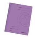 10 herlitz Schnellhefter Karton violett DIN A4