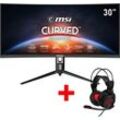 MSI Optix MAG301CR2 Curved-Gaming-LED-Monitor (76 cm/30 ", 2560 x 1080 px, WFHD, 1 ms Reaktionszeit, 200 Hz, VA LED, höhenverstellbar, 3 Jahre Herstellergarantie), schwarz