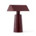 &Tradition - Caret MF1 Akkuleuchte, dark burgundy