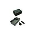 Trade-shop - 2in1 Set: Li-Ion Akku 1200mAh + Ladegerät mit kfz Adapter für Panasonic Lumix DMC-FZ47, DMC-FZ62, DMC-FZ72, DMC-FZ82, DC-FZ83 / mit