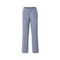 Tchibo Hose mit Alloverprint - Blau - Gr.: 48