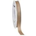 PRAESENT Taftband 6051550-105 Taupe 15 mm x 50 m 2 Stück