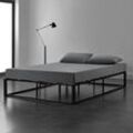 Metallbett Kreta 180x200 cm Schwarz en.casa