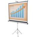 Nobo Flexible Projektionsleinwand 1902395 Mit Dreibeinstativ Format 4:3 150 x 113 cm