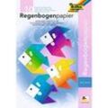 folia Tonpapier Regenbogen farbsortiert 100 g/qm 10 St.