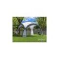 Swing&Harmonie LED Event Pavillon 3,6 x 3,6m DomeShelter Garten Pavillion inkl. Solarmodul Pavilion Designer Gartenzelt Camping Pavilon Partyzelt mit Beleuchtung - versch. Ausführungen