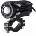 Motorrad Led Scheinwerfer Projektor Objektiv Dual Farbe Auto Atv Fahren Nebel Licht Hilfs Für Roller