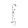 HansGrohe Showerpipe Croma Select E 180 weiß/chrom