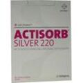 Actisorb 220 Silver 6,5x9,5 cm steril Kompressen 10 St