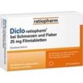 Diclo-Ratiopharm bei Schmerzen u.Fieber 25 mg FTA 20 St