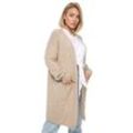 PM SELECTED Damen Cardigan Elegante Strickjacke mit Taschen in Einheitsgröße PM03