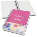 SIGEL Notizbuch mit Spirale Jolie® ca. DIN A5 punktraster, pink/pastell Hardcover 240 Seiten