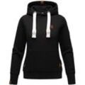 NAVAHOO Damen Kapuzensweatshirt Hoodie mit Kapuze & Breiten Tunnelzugkordeln Damlaa