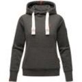 NAVAHOO Damen Kapuzensweatshirt Hoodie mit Kapuze & Breiten Tunnelzugkordeln Damlaa