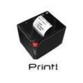 RCH Print! Bondrucker RAL 80 mm USB Ethernet + 5 Bonrollen - Schwarz (Zustand: Sehr gut)