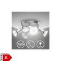 LED LED Spotleuchte, matt-nickel, 4xLED/GU10/3W, matt-nickel, 2xLED/GU10/3W