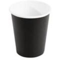 Gastro Fiesta Coffee To Go Becher 230ml schwarz - 1000 Stk | Mindestbestellmenge 5 Stück