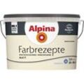 Farbrezepte Cremiges Hellbraun 2,5 l Sanftes Cashmere Innenfarbe matt - Alpina