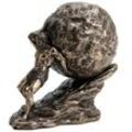 Signes Grimalt Person -Abbildungen Gott Sisyphus -Figur rollende Bronze 11x7x11cm 27362