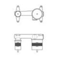 Ideal Standard UP-Bausatz 1, für Einhebel-Wand-Waschtischarmatur A5948NU