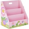 Kinder Bücherregall Stabiles Kinderregal Magic Garden Fantasy Fields TD-13142A - Rosa / Multi-Color