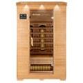 Home Deluxe - Infrarotkabine mit Vollspektrumstrahler redsun m - 120 x 105 cm für 2 Personen Infrarotkabine Wärmekabine Infrarotsauna Sauna