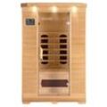 Home Deluxe - Infrarotkabine redsun m - 120 x 105 cm für 2 Personen Infrarotkabine Wärmekabine Infrarotsauna Sauna