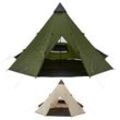 GRAND CANYON Black Falls 8 Personen Tepee Zelt Familien Gruppen Zelt Tipi Wigwam Farbe: Capulet Olive