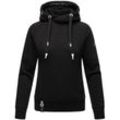 NAVAHOO Damen Kapuzensweatshirt Hoodie mit Kapuze & Breiten Tunnelzugkordeln Liebesmäuschen