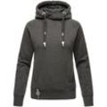 NAVAHOO Damen Kapuzensweatshirt Hoodie mit Kapuze & Breiten Tunnelzugkordeln Liebesmäuschen