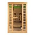 Home Deluxe - Infrarotkabine redsun deluxe plus m - 120 x 105 cm für 2 Personen Infrarotkabine Wärmekabine Infrarotsauna Sauna