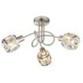 Lighting - KRIS - Deckenleuchte Metall Nickel matt, 3x E14