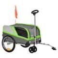 PawHut Hundeanhänger 2 in 1 Trolley 130L x 64B x 92H cm