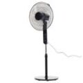 HOMCOM Standventilator mit Fernbedienung schwarz 44,5 x 110-124 cm (ØxH)