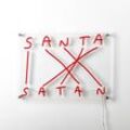 SELETTI Santa-Satan LED-Deko-Wandleuchte, rot