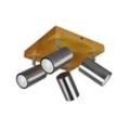 Trio Lighting Deckenstrahler Marley, nickel matt, 4-flammig