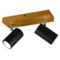 Trio Lighting Deckenstrahler Marley, schwarz matt, 2-flammig