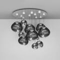 Tom Dixon Melt Mega Pendellampe 11-flg. chrom