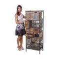 Apotheker-Schrank MCW-A43, Kommode, Tanne Holz massiv Vintage Shabby-Look 143x56x33cm