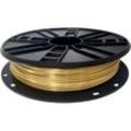 WhiteBOX 3D-Filament Seiden-PLA gelbgold mit Perlglanz 1.75mm 500g Spule