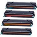 4 Ampertec Toner ersetzt Lexmark C734A1 K C M Y Standard