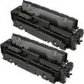 2 Ampertec Toner ersetzt HP CF410XD 410X schwarz