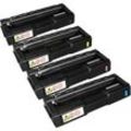 4 Ampertec Toner ersetzt Ricoh MC250H K C M Y 4-farbig