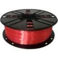 WhiteBOX 3D-Filament Seiden-PLA rot mit Perlglanz 1.75mm 1000g Spule