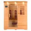 HOME DELUXE - Infrarotkabine REDSUN L - 153 x 110 cm für 3 Personen Infrarotkabine Wärmekabine Infrarotsauna Sauna