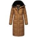 MARIKOO Damen Winterjacke Steppmantel Weichem Innenkragen & Abnehmbarer Kapuze Reliziaa