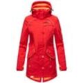 MARIKOO Damen Outdoor Softshell Jacke mit abnehmbarer Kapuze Soulinaa