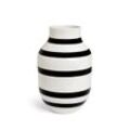 Kähler Design - Omaggio Vase H 31 cm, schwarz